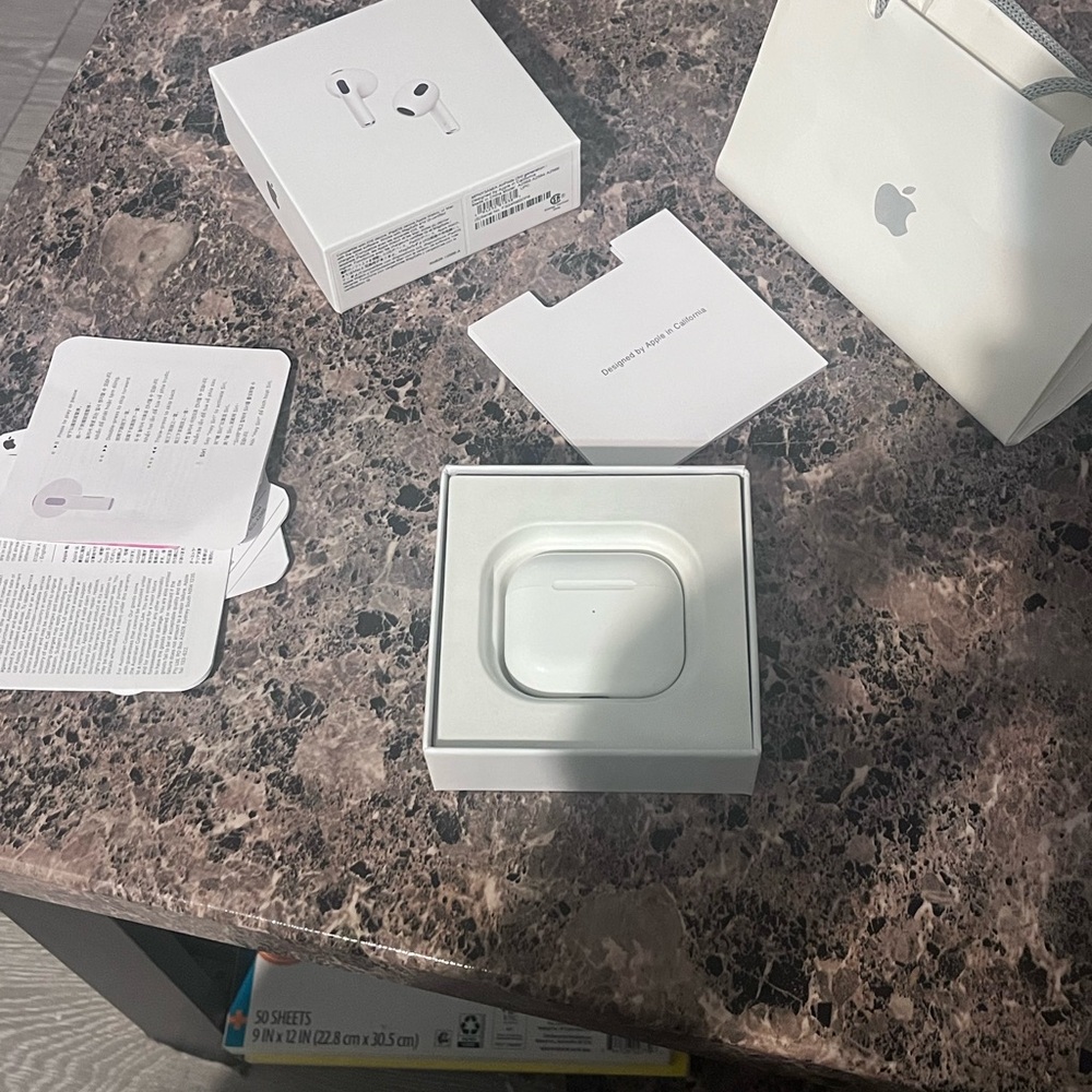 Apple third generation AirPods with mag-safe charging